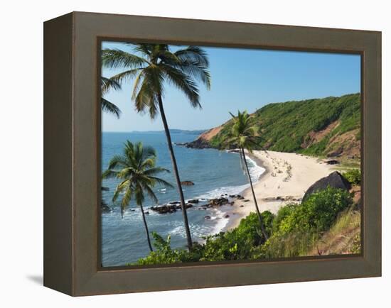 Paliem (Lakeside Beach), Arambol (Harmal), Goa, India, Asia-Stuart Black-Framed Premier Image Canvas