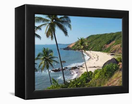 Paliem (Lakeside Beach), Arambol (Harmal), Goa, India, Asia-Stuart Black-Framed Premier Image Canvas