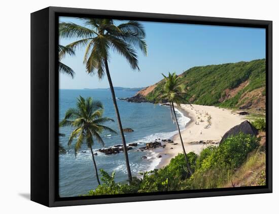 Paliem (Lakeside Beach), Arambol (Harmal), Goa, India, Asia-Stuart Black-Framed Premier Image Canvas