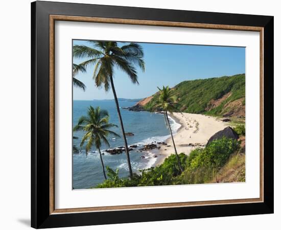 Paliem (Lakeside Beach), Arambol (Harmal), Goa, India, Asia-Stuart Black-Framed Photographic Print