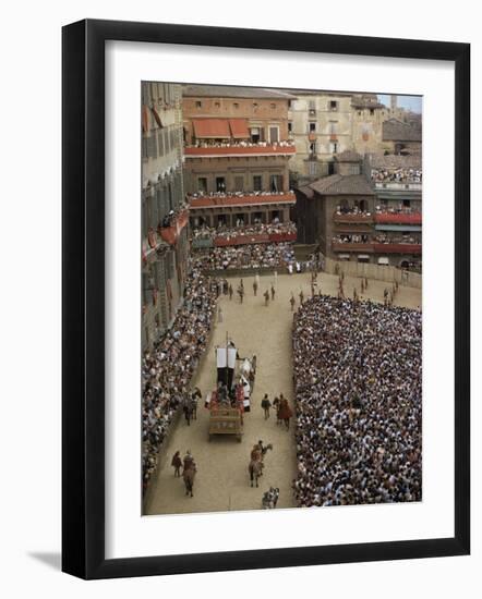 Palio, Siena, Tuscany, Italy-Christina Gascoigne-Framed Photographic Print