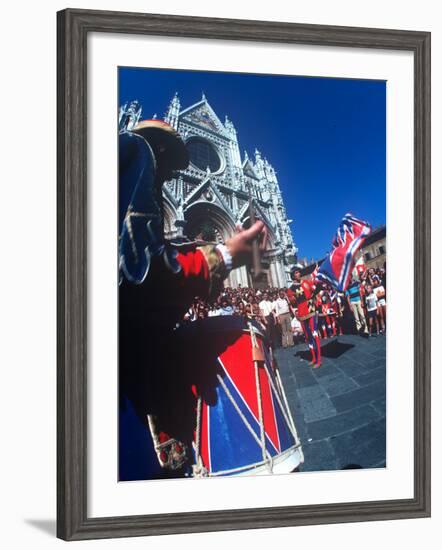 Palio, Siena, Tuscany, Italy-null-Framed Photographic Print