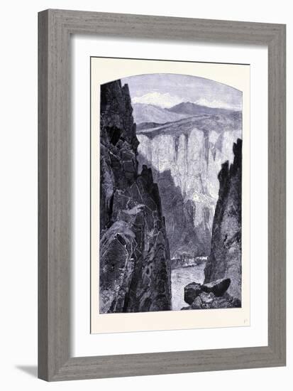 Palisade Canyon United States of America-null-Framed Giclee Print