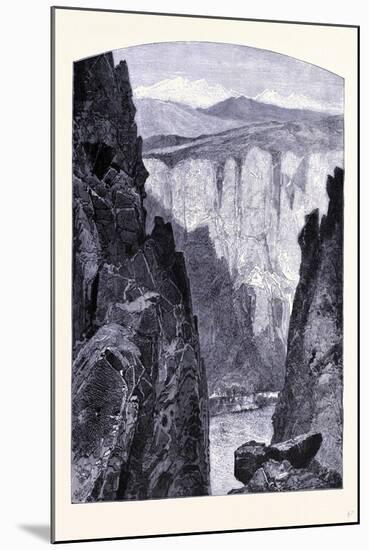 Palisade Canyon United States of America-null-Mounted Giclee Print