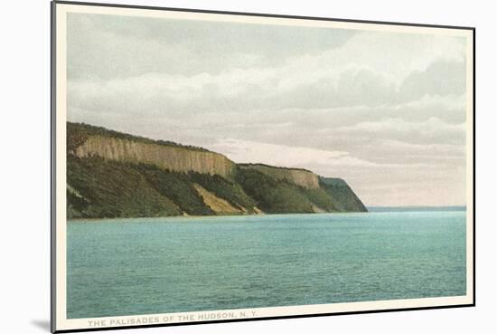 Palisades on the Hudson River, New York-null-Mounted Art Print