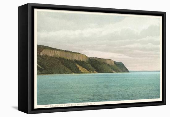 Palisades on the Hudson River, New York-null-Framed Stretched Canvas