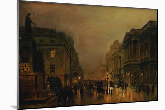 Pall Mall-John Atkinson Grimshaw-Mounted Giclee Print