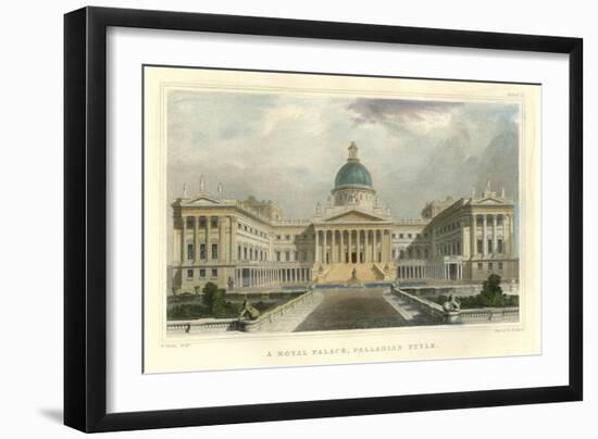 Palladian Style Royal Palace-Richard Brown-Framed Art Print