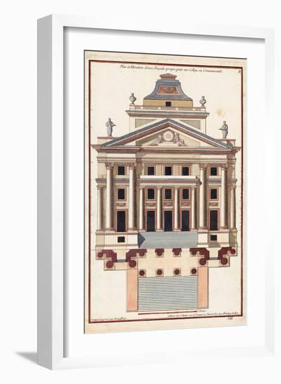 Palladio Façade I-Andrea Palladio-Framed Art Print