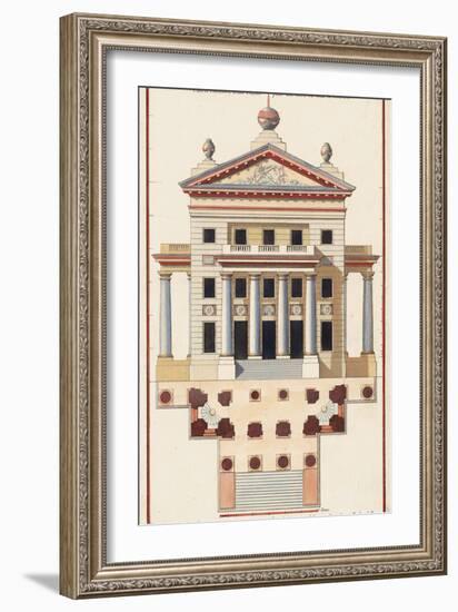 Palladio Façade II-Andrea Palladio-Framed Art Print