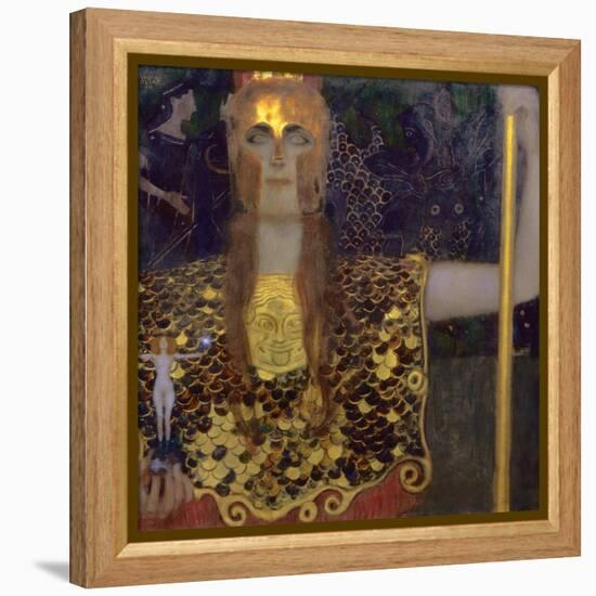 Pallas Athena, 1898-Gustav Klimt-Framed Premier Image Canvas