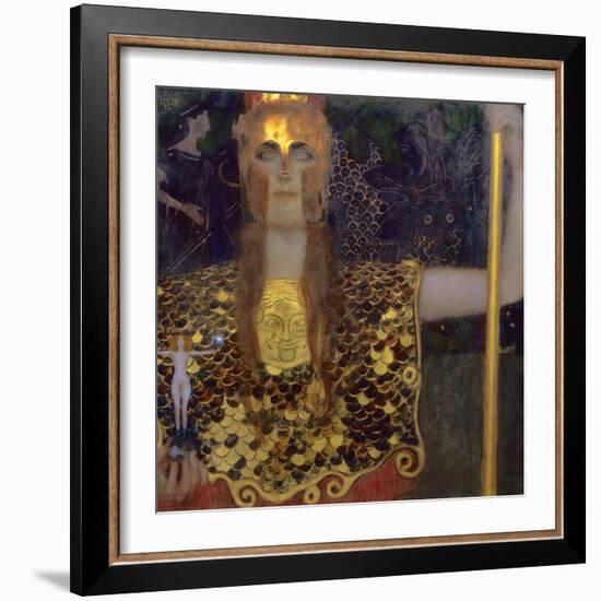 Pallas Athena, 1898-Gustav Klimt-Framed Giclee Print