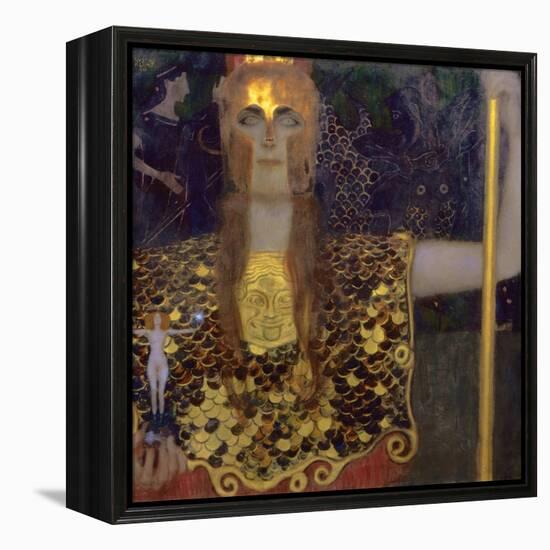 Pallas Athena, 1898-Gustav Klimt-Framed Premier Image Canvas