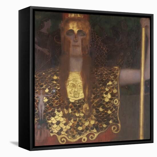 Pallas Athena, 1898-Gustav Klimt-Framed Premier Image Canvas