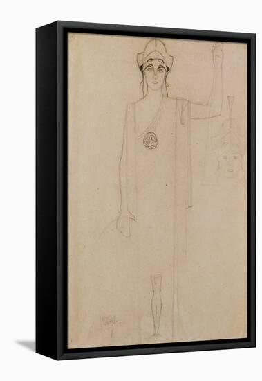 Pallas Athena, 1908-Egon Schiele-Framed Premier Image Canvas