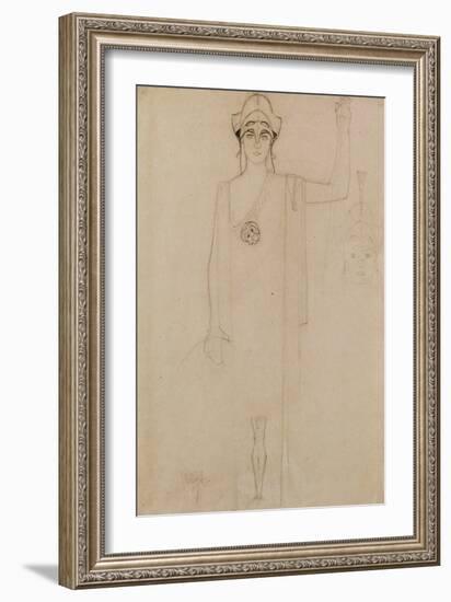 Pallas Athena, 1908-Egon Schiele-Framed Giclee Print