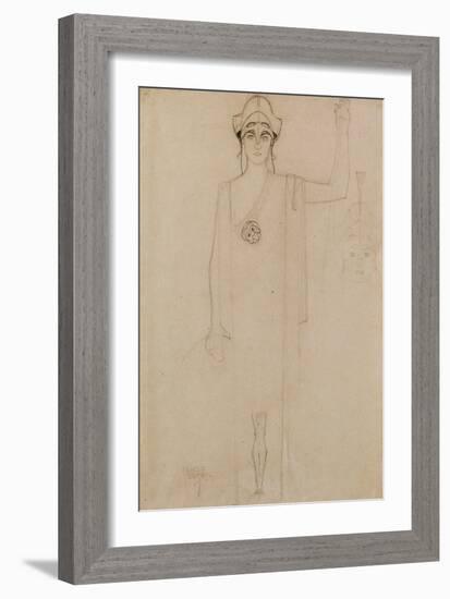 Pallas Athena, 1908-Egon Schiele-Framed Giclee Print