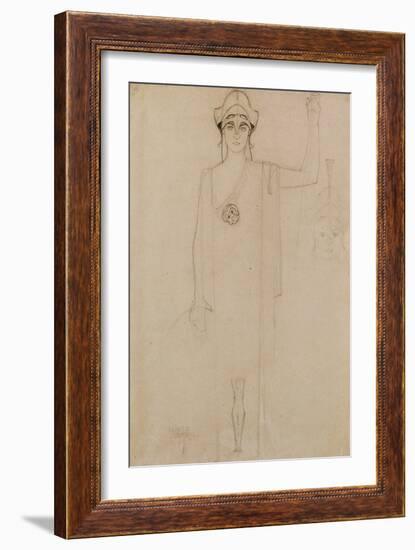 Pallas Athena, 1908-Egon Schiele-Framed Giclee Print