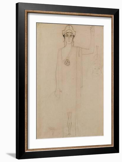 Pallas Athena, 1908-Egon Schiele-Framed Giclee Print