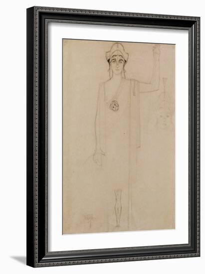 Pallas Athena, 1908-Egon Schiele-Framed Giclee Print