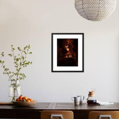 Pallas Athena Or Armoured Figure 1664 65 Giclee Print Rembrandt Van Rijn Art Com