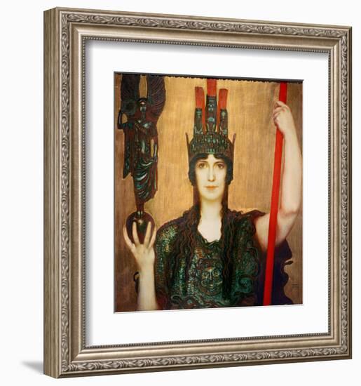 Pallas Athene, 1898-Franz von Stuck-Framed Giclee Print