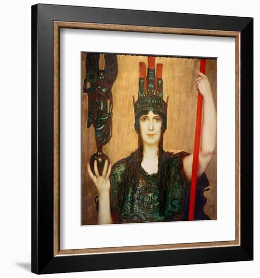 Pallas Athene, 1898-Franz von Stuck-Framed Giclee Print