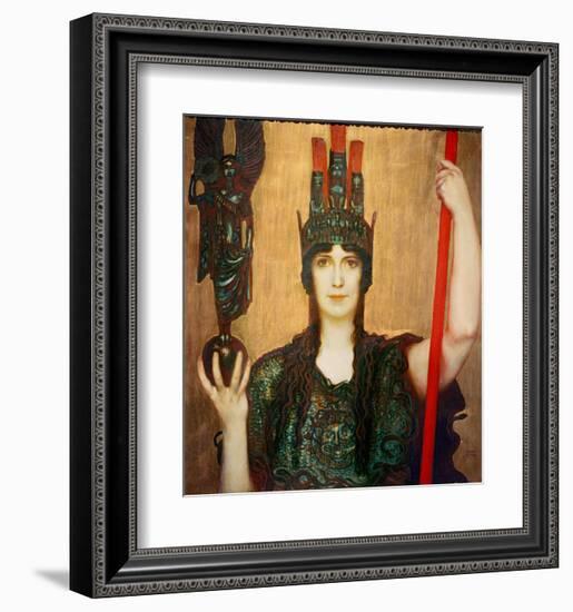 Pallas Athene, 1898-Franz von Stuck-Framed Giclee Print