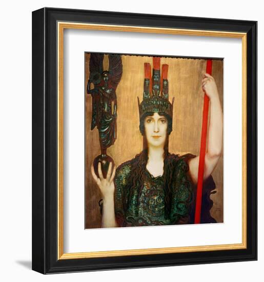 Pallas Athene, 1898-Franz von Stuck-Framed Giclee Print