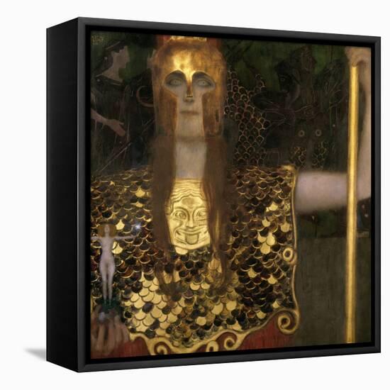 Pallas Athene, 1898-Gustav Klimt-Framed Premier Image Canvas