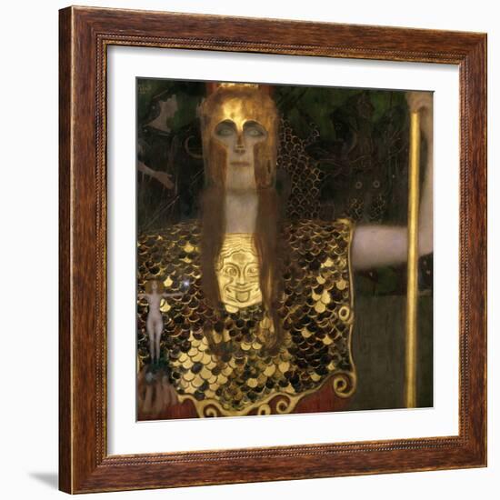 Pallas Athene, 1898-Gustav Klimt-Framed Giclee Print