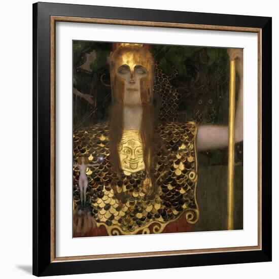 Pallas Athene, 1898-Gustav Klimt-Framed Giclee Print