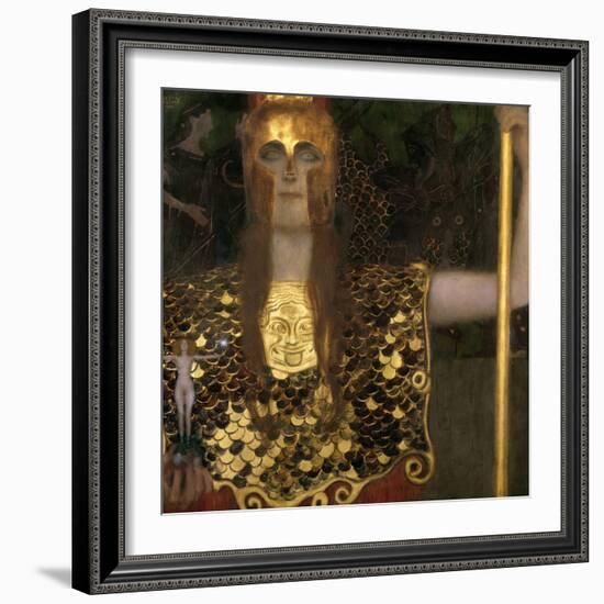 Pallas Athene, 1898-Gustav Klimt-Framed Giclee Print