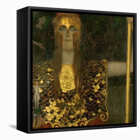 Pallas Athene, 1898-Gustav Klimt-Framed Premier Image Canvas