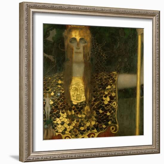 Pallas Athene, 1898-Gustav Klimt-Framed Giclee Print