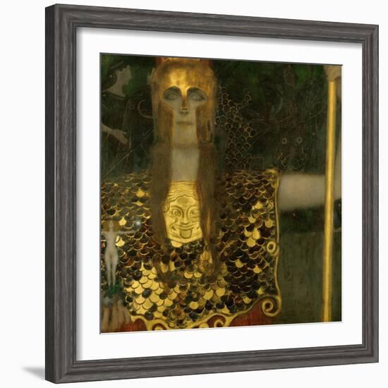 Pallas Athene, 1898-Gustav Klimt-Framed Giclee Print