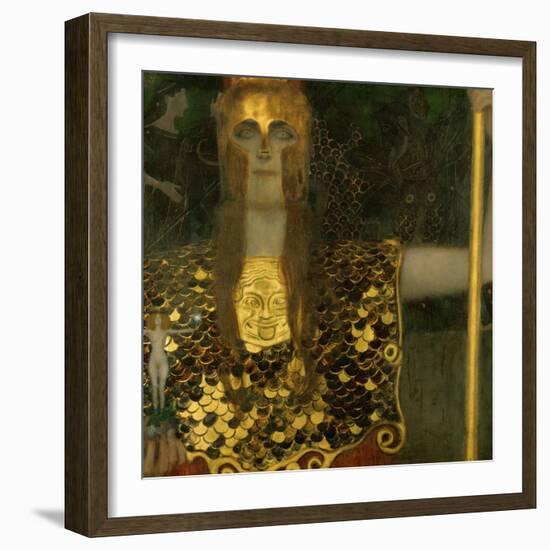 Pallas Athene, 1898-Gustav Klimt-Framed Giclee Print