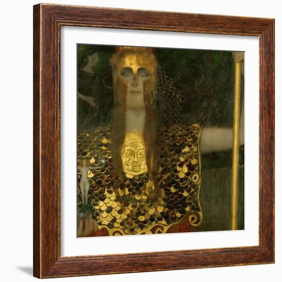 Pallas Athene, 1898-Gustav Klimt-Framed Giclee Print