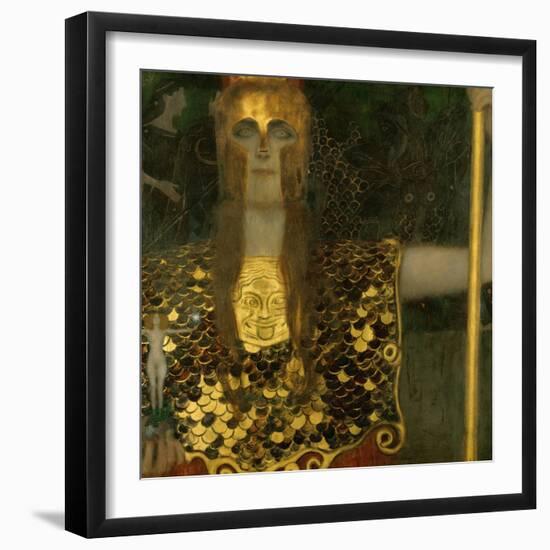 Pallas Athene, 1898-Gustav Klimt-Framed Giclee Print