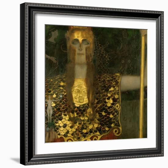 Pallas Athene, 1898-Gustav Klimt-Framed Giclee Print