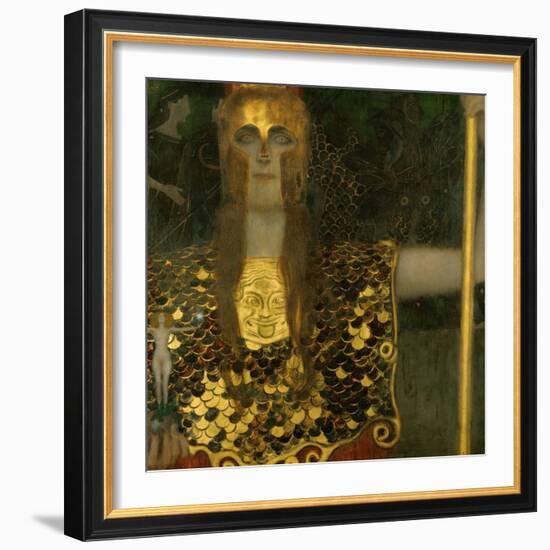 Pallas Athene, 1898-Gustav Klimt-Framed Giclee Print