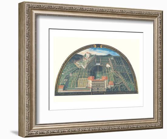 Pallazzo Pitti e Belvedere-Giusto Utens-Framed Premium Giclee Print