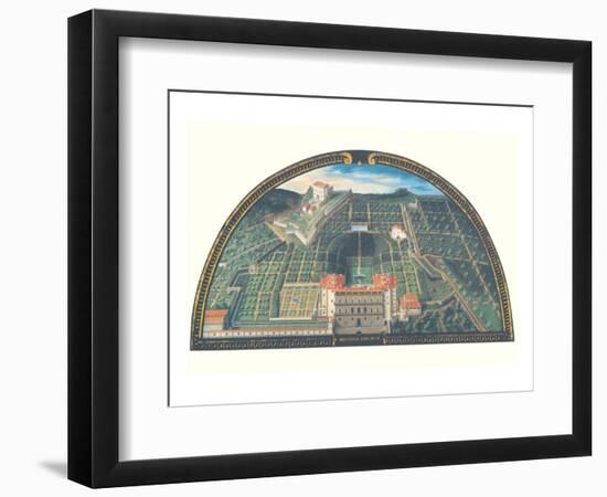 Pallazzo Pitti e Belvedere-Giusto Utens-Framed Premium Giclee Print