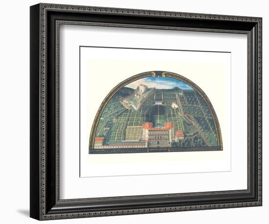 Pallazzo Pitti e Belvedere-Giusto Utens-Framed Premium Giclee Print