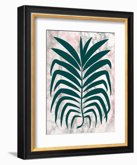 Palm and Marble-null-Framed Premium Giclee Print