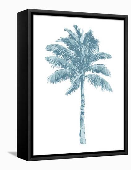 Palm Aqua I-Kristen Drew-Framed Stretched Canvas