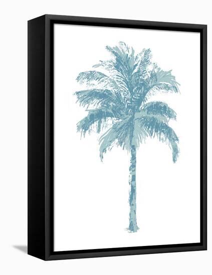 Palm Aqua II-Kristen Drew-Framed Stretched Canvas