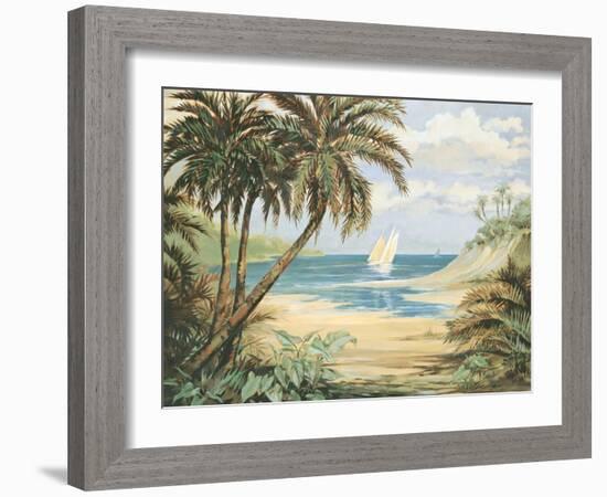 Palm Bay-Paul Brent-Framed Art Print