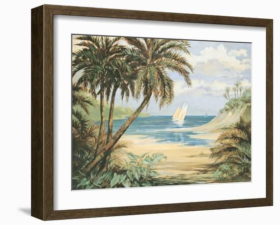 Palm Bay-Paul Brent-Framed Art Print