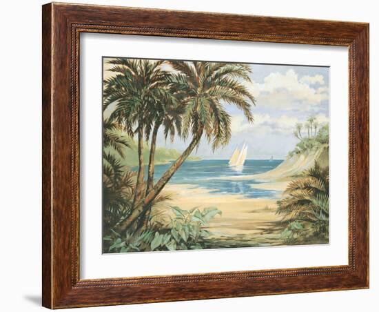 Palm Bay-Paul Brent-Framed Art Print